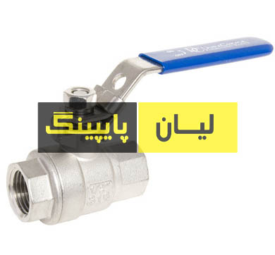 شیر گازی استنلس استیل 1000 وگ رزوه ای دو تیکه استنلس استیل 316 اروپایی